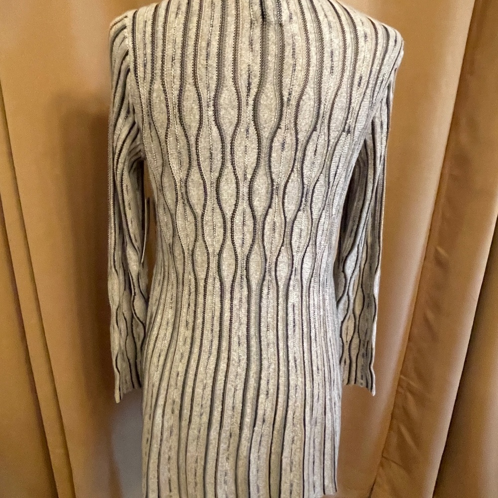 NEW! Nic+Zoe Honeycomb Grey & Black Button Cardigan Size XS NWT! - Picture 6 of 12